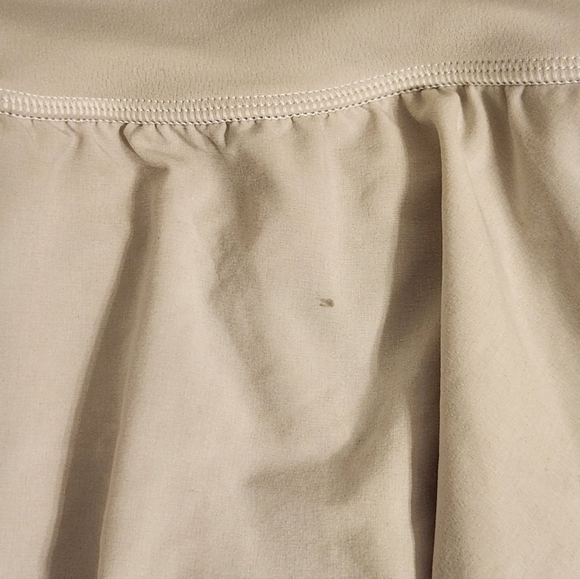 Aerie Offline White Beige Workout Yoga Skort Skirt Size XS Tiered #R432 - Picture 3 of 7